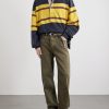 BIG Striped Cotton-Jersey Polo Shirt - OU BIG Striped Cotton-Jersey Polo Shirt - OU