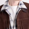 Camp-Collar Checked Cotton Western Shirt - CU