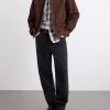 Camp-Collar Checked Cotton Western Shirt - OU
