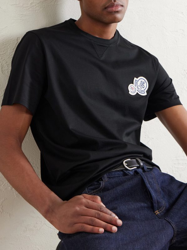Logo-Appliquéd Cotton-Jersey T-Shirt - CU