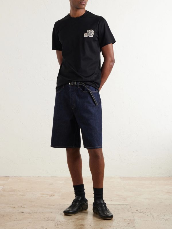 Logo-Appliquéd Cotton-Jersey T-Shirt - OU