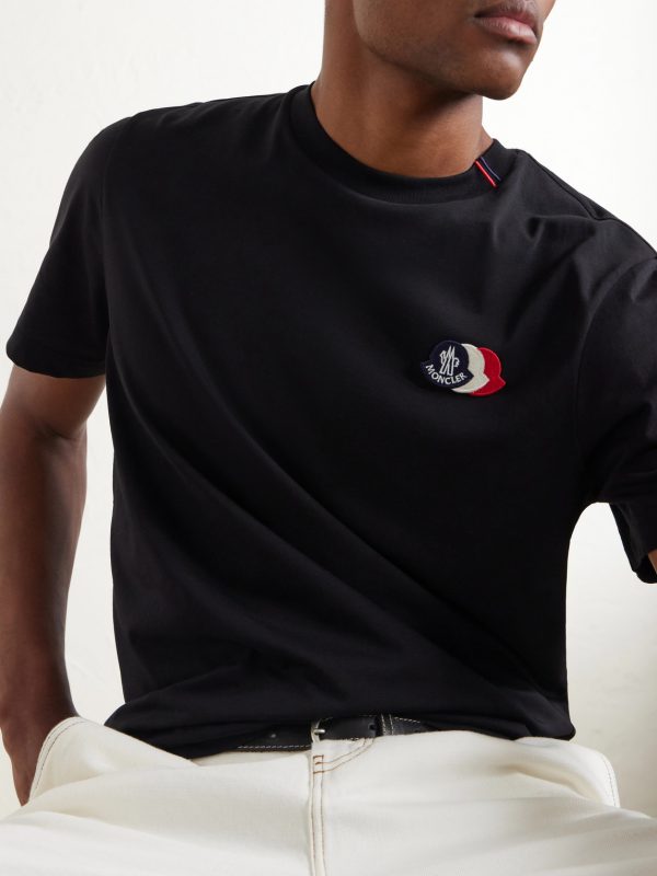 Logo-Appliquéd Cotton-Jersey T-Shirt - CU
