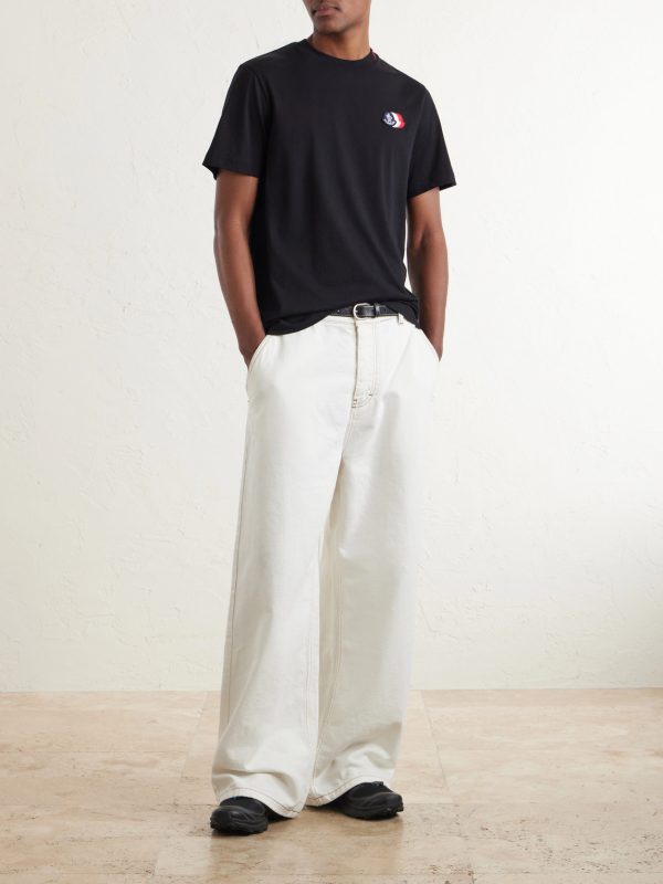 Logo-Appliquéd Cotton-Jersey T-Shirt - OU