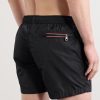 Straight-Leg Mid-Length Swim Shorts - BK Straight-Leg Mid-Length Swim Shorts - BK