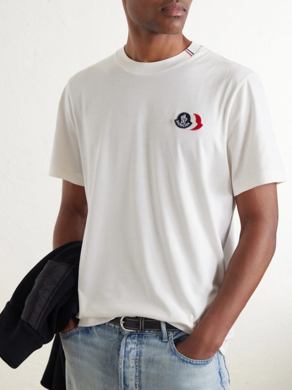 Logo-Appliquéd Cotton-Jersey T-Shirt - CU