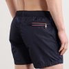 Straight-Leg Mid-Length Swim Shorts - BK Straight-Leg Mid-Length Swim Shorts - BK