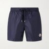 Straight-Leg Mid-Length Swim Shorts Straight-Leg Mid-Length Swim Shorts