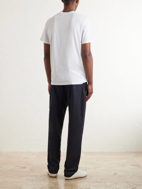 Logo-Appliquéd Cotton-Jersey T-Shirt - BK Logo-Appliquéd Cotton-Jersey T-Shirt - BK