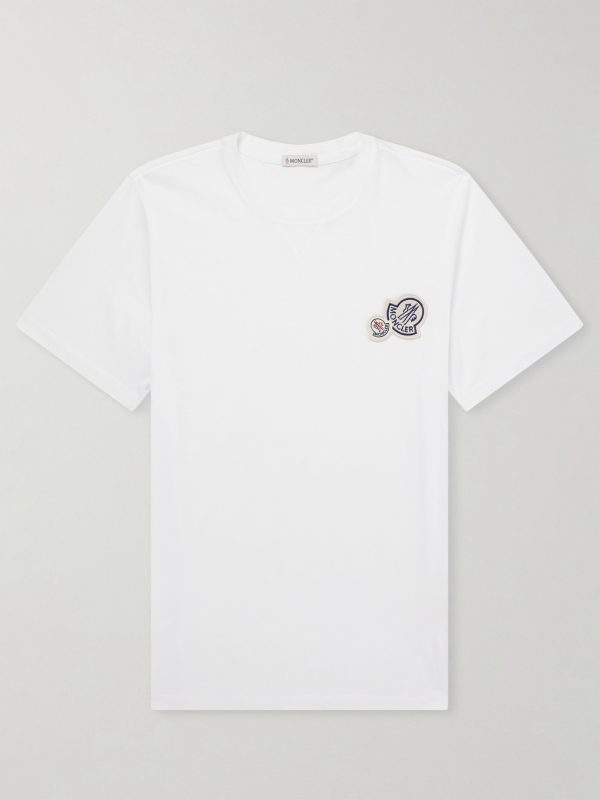 Logo-Appliquéd Cotton-Jersey T-Shirt Logo-Appliquéd Cotton-Jersey T-Shirt
