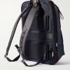 Bump L Canvas and Leather-Trimmed CORDURA® Nylon Backpack - BK