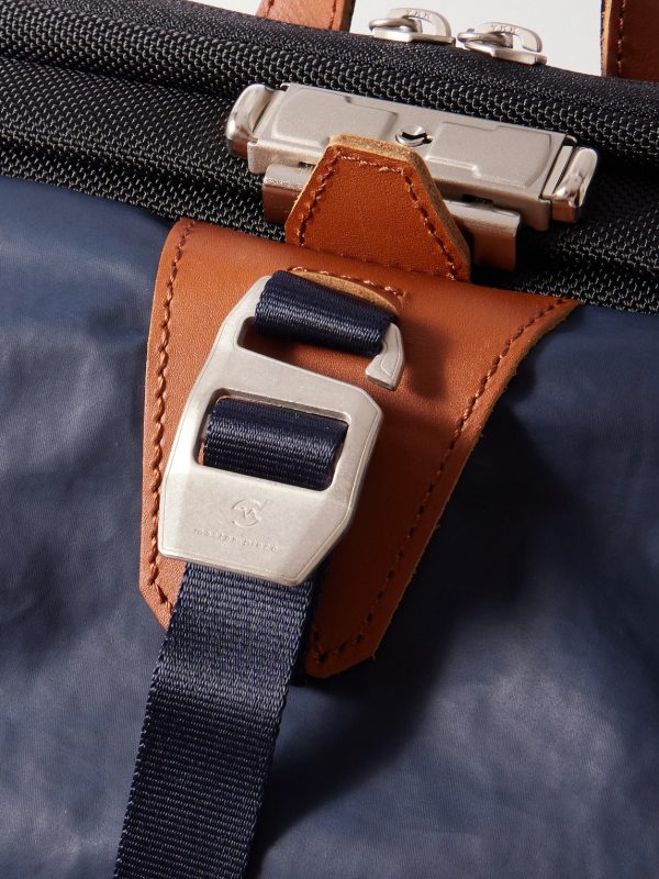 Bump L Canvas and Leather-Trimmed CORDURA® Nylon Backpack - CU