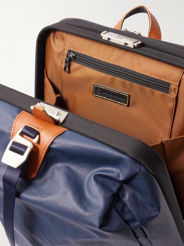 Bump L Canvas and Leather-Trimmed CORDURA® Nylon Backpack - E1