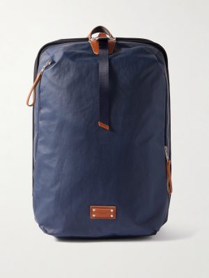 Bump L Canvas and Leather-Trimmed CORDURA® Nylon Backpack Bump L Canvas and Leather-Trimmed CORDURA® Nylon Backpack