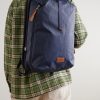 Bump L Canvas and Leather-Trimmed CORDURA® Nylon Backpack - OU