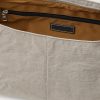 Sash Large Leather-Trimmed Coated-Nylon Sling Bag - E1 Sash Large Leather-Trimmed Coated-Nylon Sling Bag - E1