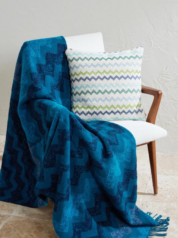 Capri Striped Bouclé Pillow - OU Capri Striped Bouclé Pillow - OU