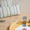 Capri Striped Bouclé Cushion - OU Capri Striped Bouclé Cushion - OU
