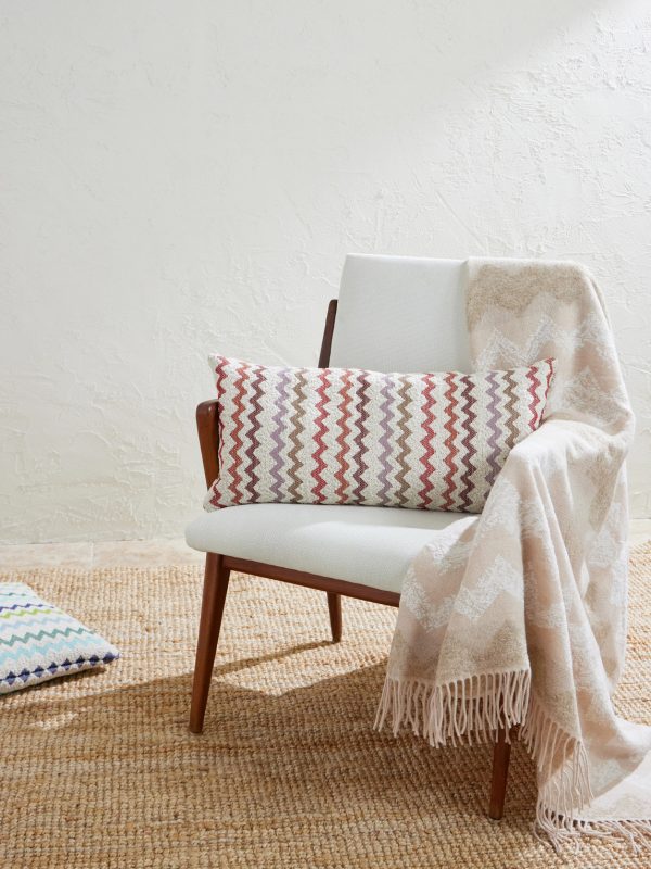 Capri Striped Bouclé Cushion - OU