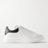 Exaggerated-Sole Leather Sneakers Exaggerated-Sole Leather Sneakers