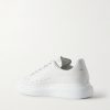 Exaggerated-Sole Leather Sneakers - BK
