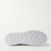Exaggerated-Sole Leather Sneakers - E1