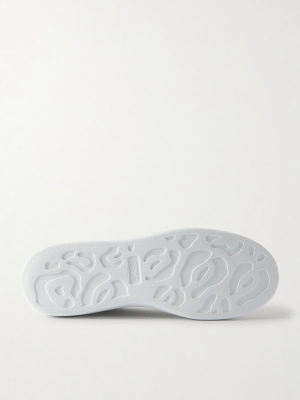 Exaggerated-Sole Leather Sneakers - E1