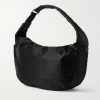 Ark Leather-Trimmed Nylon Shoulder Bag - BK Ark Leather-Trimmed Nylon Shoulder Bag - BK