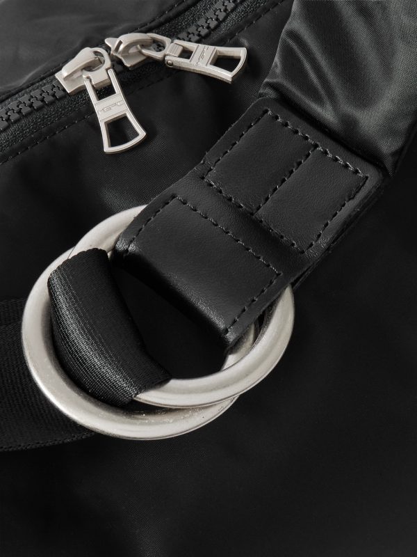 Ark Leather-Trimmed Nylon Shoulder Bag - CU Ark Leather-Trimmed Nylon Shoulder Bag - CU