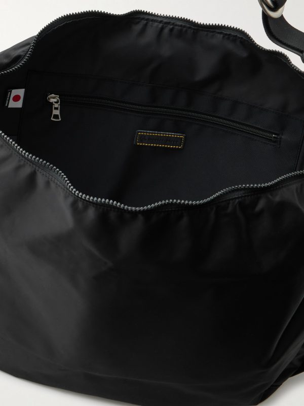 Ark Leather-Trimmed Nylon Shoulder Bag - E1 Ark Leather-Trimmed Nylon Shoulder Bag - E1
