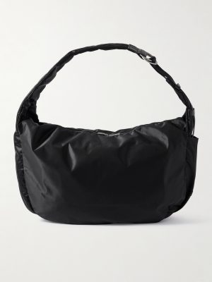 Ark Leather-Trimmed Nylon Shoulder Bag Ark Leather-Trimmed Nylon Shoulder Bag