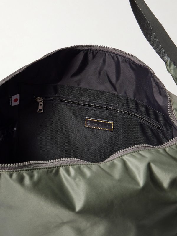 Ark Leather-Trimmed Nylon Shoulder Bag - E1 Ark Leather-Trimmed Nylon Shoulder Bag - E1