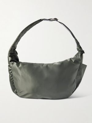 Ark Leather-Trimmed Nylon Shoulder Bag Ark Leather-Trimmed Nylon Shoulder Bag