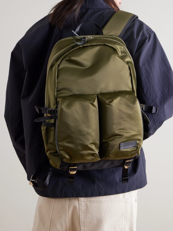 Lightning CORDURA®-Trimmed Nylon-Twill Backpack - OU Lightning CORDURA®-Trimmed Nylon-Twill Backpack - OU