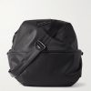 Cocoon Leather-Trimmed Recycled Nylon Weekend Bag