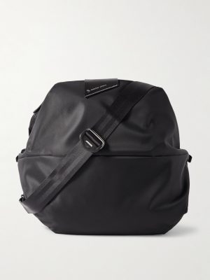Cocoon Leather-Trimmed Recycled Nylon Weekend Bag Cocoon Leather-Trimmed Recycled Nylon Weekend Bag