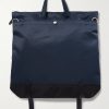 Lightning Leather-Trimmed Nylon-Twill and CORDURA® Tote Bag - BK Lightning Leather-Trimmed Nylon-Twill and CORDURA® Tote Bag - BK