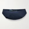 Sash Large Leather-Trimmed Coated-Nylon Sling Bag Sash Large Leather-Trimmed Coated-Nylon Sling Bag