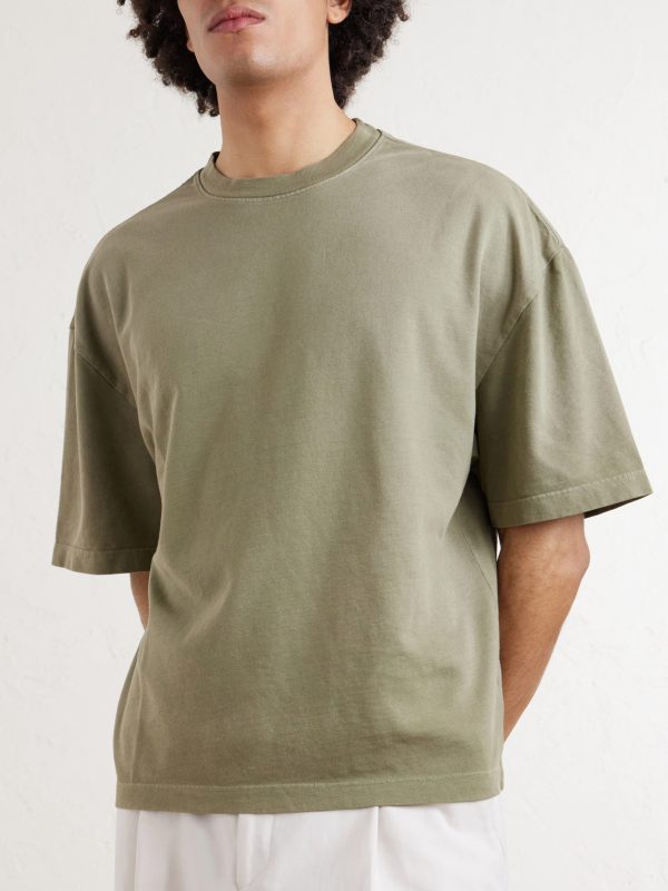 Playa Cotton and Cashmere-Blend T-Shirt - FR Playa Cotton and Cashmere-Blend T-Shirt - FR