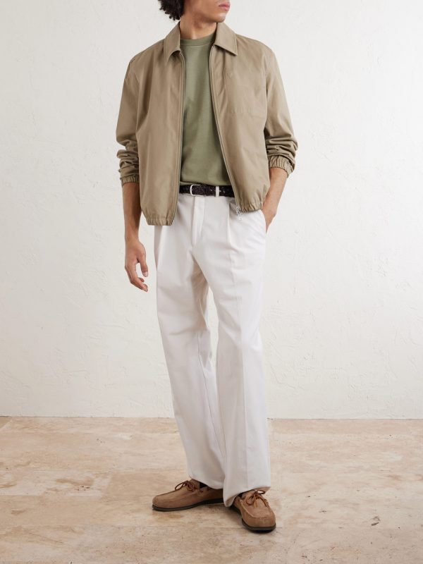 Playa Cotton and Cashmere-Blend T-Shirt - OU Playa Cotton and Cashmere-Blend T-Shirt - OU