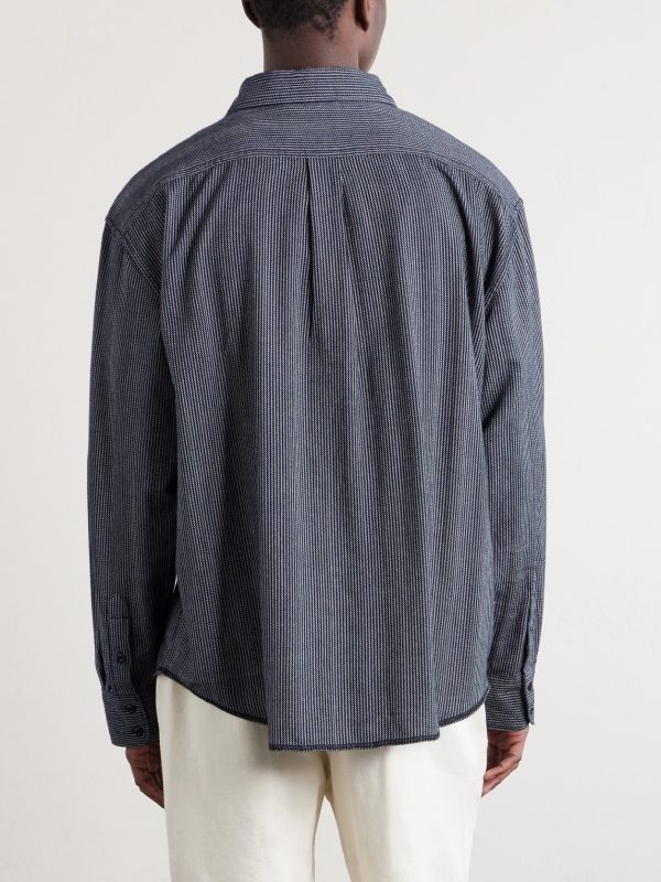 Summer Weave Cotton Shirt - BK
