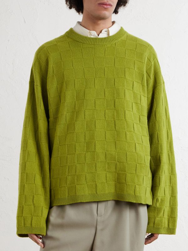 Culver Checked Cashmere Sweater - FR