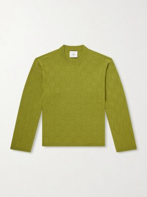 Culver Checked Cashmere Sweater Culver Checked Cashmere Sweater