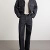 Lenny Ribbed Wool, Silk and Linen-Blend T-Shirt - OU