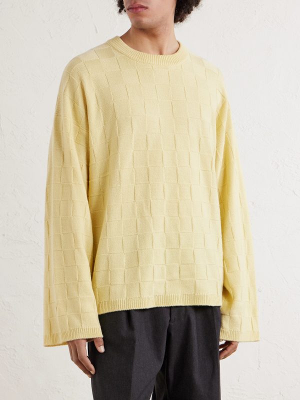 Culver Checked Cashmere Sweater - FR