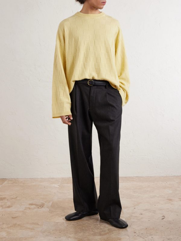 Culver Checked Cashmere Sweater - OU