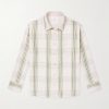 Snap Pea Checked Virgin Wool, Silk and Cashmere-Blend Overshirt Snap Pea Checked Virgin Wool, Silk and Cashmere-Blend Overshirt