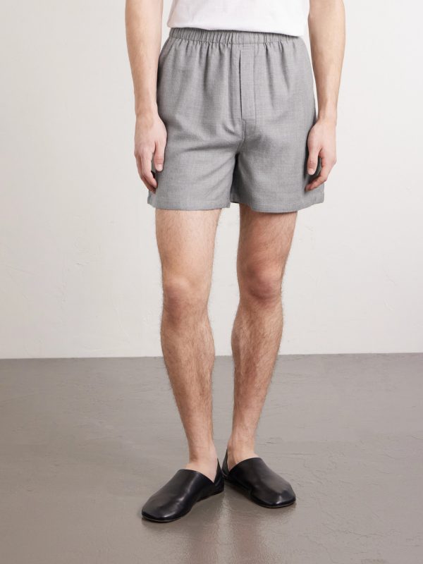Cashmina Straight-Leg Wool and Cashmere-Blend Shorts - FR Cashmina Straight-Leg Wool and Cashmere-Blend Shorts - FR