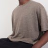 Lenny Wool, Silk and Linen-Blend T-Shirt - CU Lenny Wool, Silk and Linen-Blend T-Shirt - CU