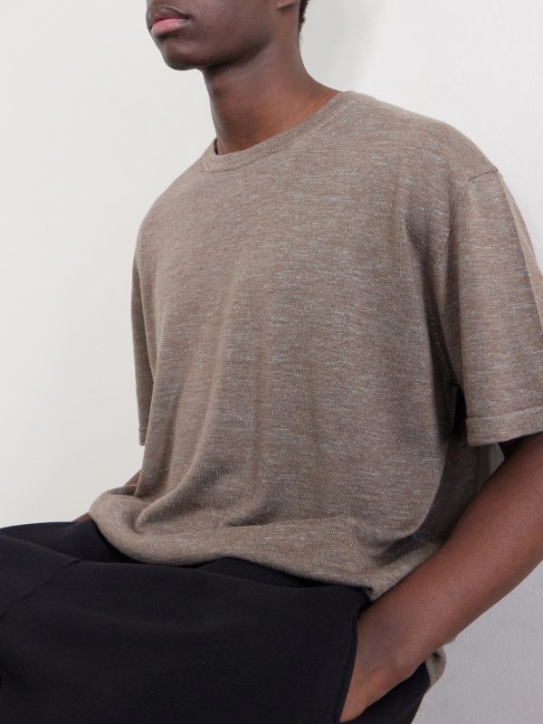Lenny Wool, Silk and Linen-Blend T-Shirt - CU Lenny Wool, Silk and Linen-Blend T-Shirt - CU