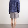 Dume Checked Cashmere and Silk-Blend Polo Shirt - BK Dume Checked Cashmere and Silk-Blend Polo Shirt - BK